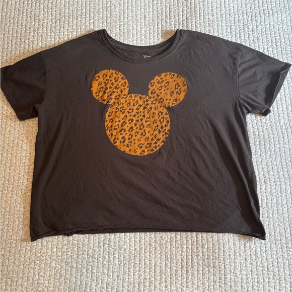 Disney Animal Print Crop Top - Picture 1 of 5
